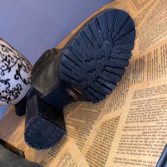 ❤️‍🔥 Emanuel Crastos made in Italy Army green moto boot Euro sz39 - Picture 5 of 9